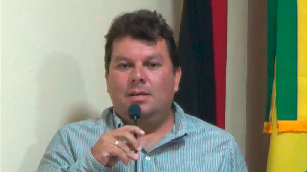 Presidente Abimael Júnior iniciou sua fala dizendo que ficou surpreso com a saída de “Teca” do cargo de secretário de transporte