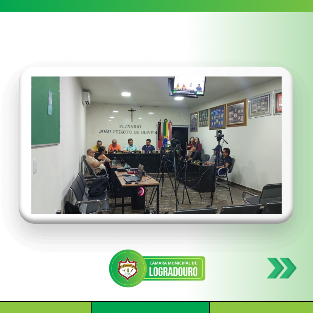 Câmara Municipal de Logradouro aprova Moção de Louvor ao sargento Geidione e crédito especial para saúde